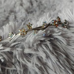 Silver with Rhinestones.  Tiarra.  Wore once. SALE SALE